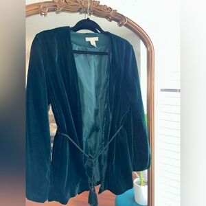H&M Velvet Blazer